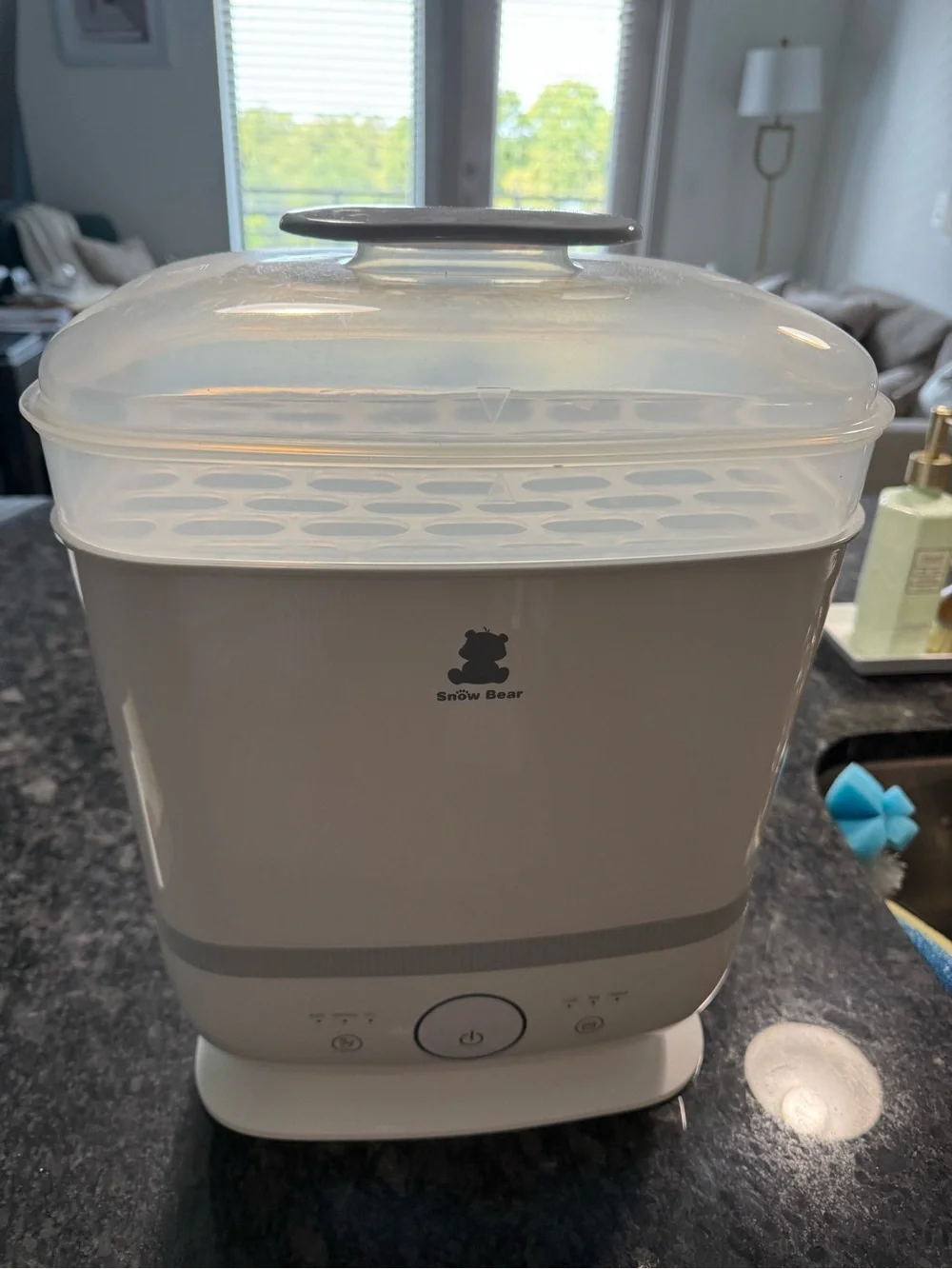 White Electric Steam Sterilizer - bottle esterilizer